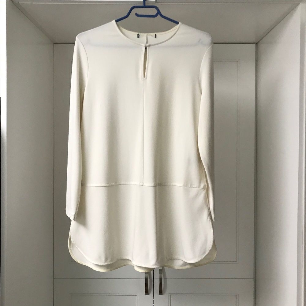 Women’s Long Tunic Top Ivory S/M